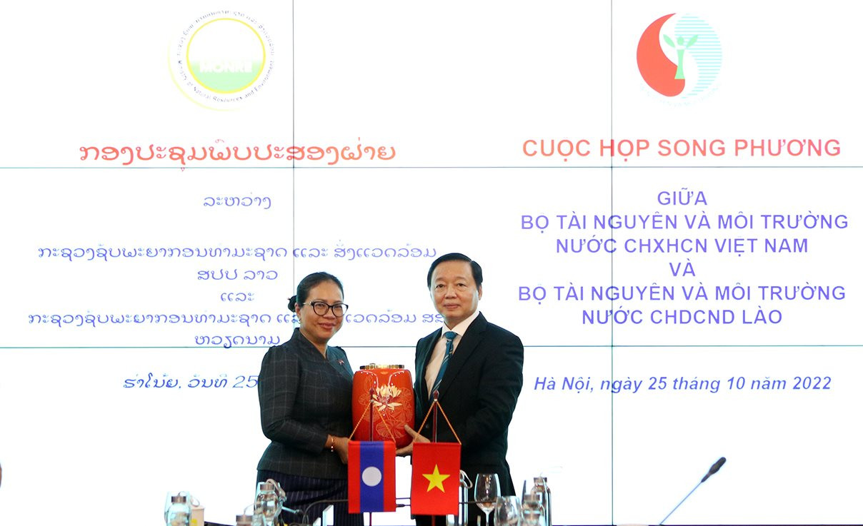 Việt - Lào thúc đẩy hợp tác toàn diện, thực chất trong lĩnh vực tài nguyên và môi trường